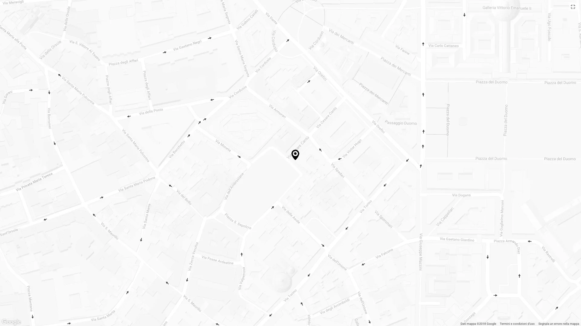 How to reach the restaurant in Milan - Google Maps directions